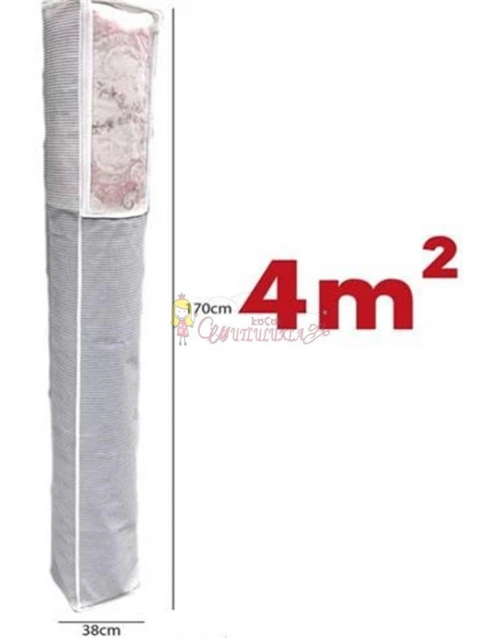 Pencereli Halı Hurcu Toz geçirmez Sağlam Dayanıklı Hurç Organizer