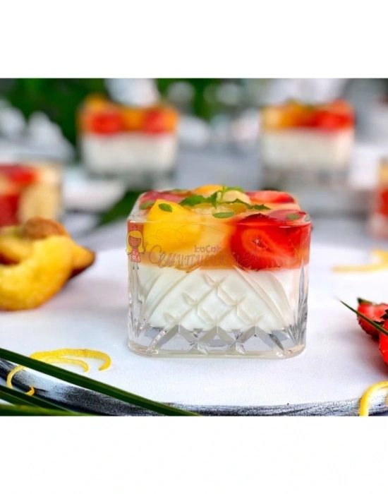 Perotti 6lı Kesme Model Kare Magnolia Cup