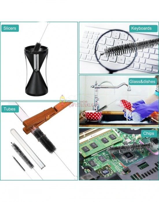 Pipet Temizleme Fırçası Pratik Bükülebilir Temizlik Fırçası