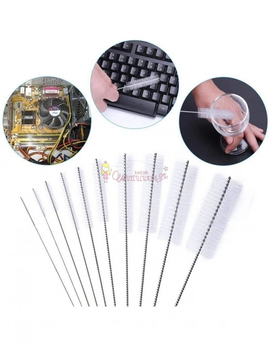 Pipet Temizleme Fırçası Pratik Bükülebilir Temizlik Fırçası