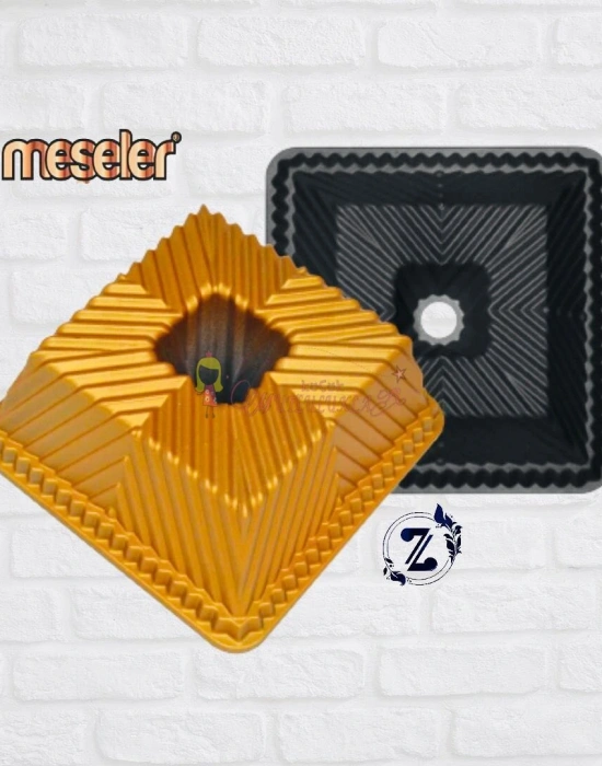 PİRAMİT KARE DÖKÜM KEK KALIBI