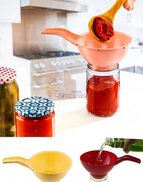 Plastik Konserve Kavanoz Hunisi