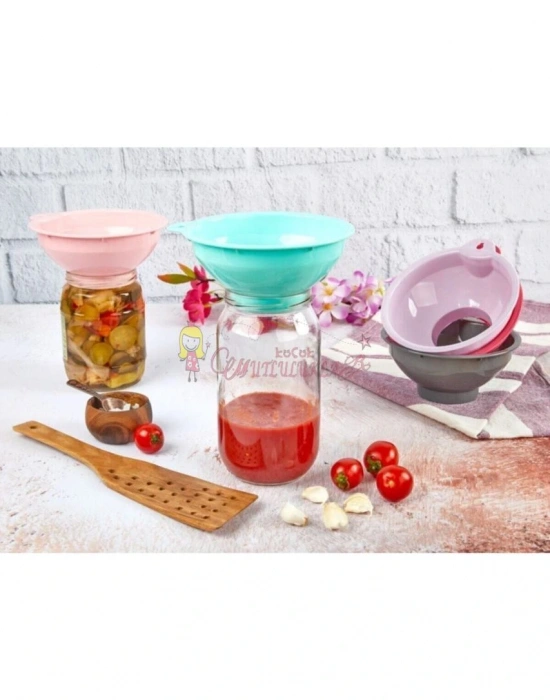 Plastik Konserve Kavanoz Hunisi