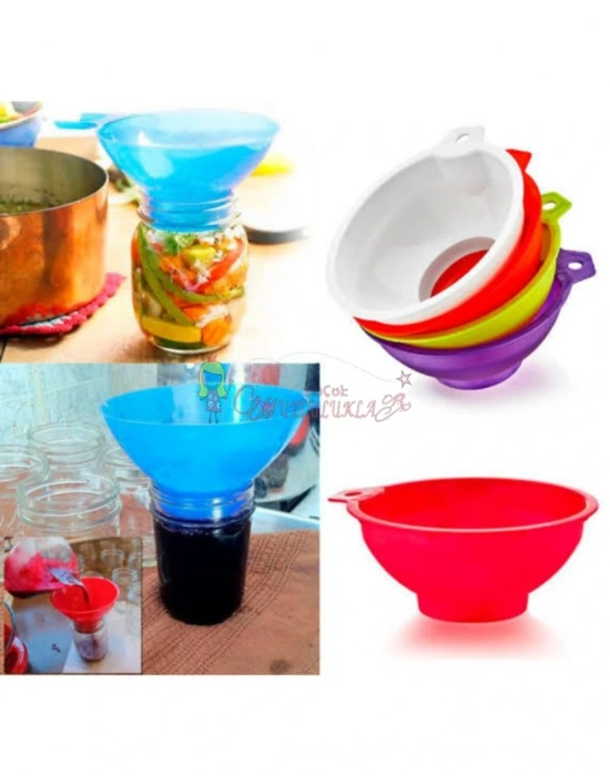 Plastik Konserve Kavanoz Hunisi