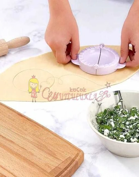Plastik Mantı Aparatı Ravioli Çiğ Börek Kalıbı
