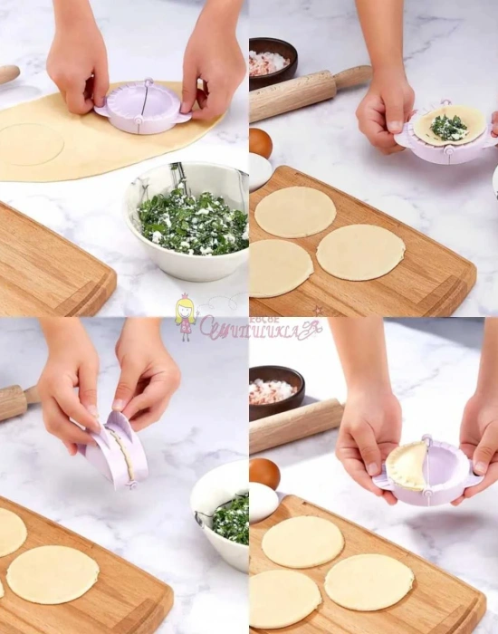 Plastik Mantı Aparatı Ravioli Çiğ Börek Kalıbı