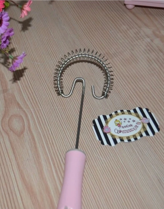 PLASTİK SAPLI YAYLI YUMURTA ÇIRPICI