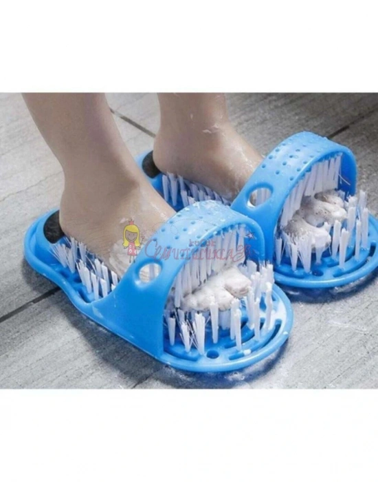 Ponza Taşlı Vantuzlu Fırçalı Ayak Yıkama Terliği