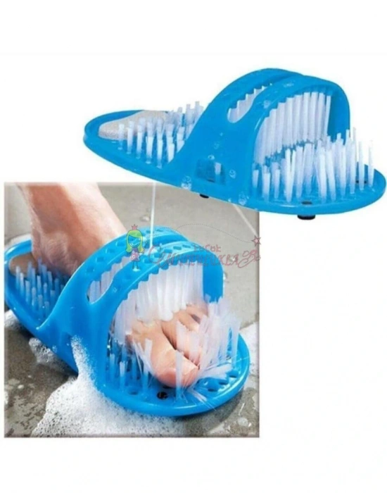 Ponza Taşlı Vantuzlu Fırçalı Ayak Yıkama Terliği