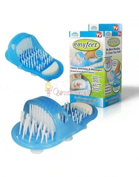 Ponza Taşlı Vantuzlu Fırçalı Ayak Yıkama Terliği