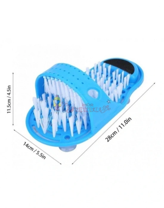 Ponza Taşlı Vantuzlu Fırçalı Ayak Yıkama Terliği