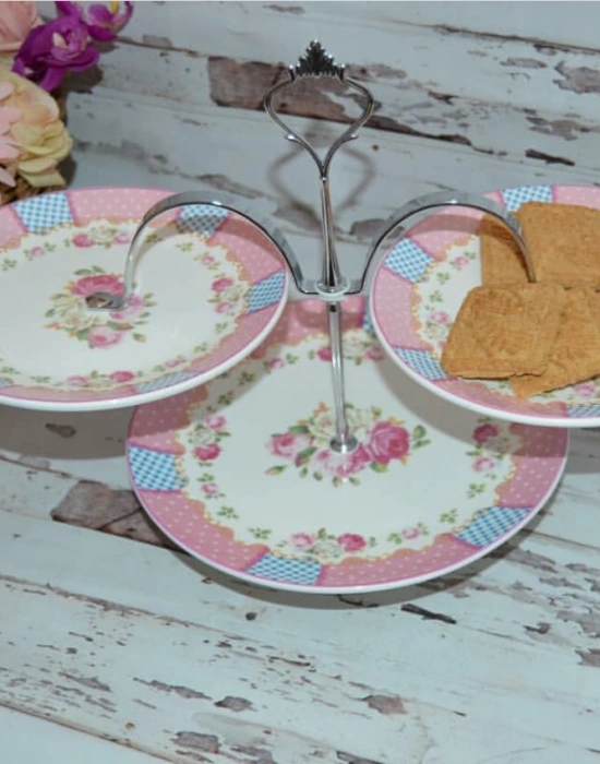 PORSELEN 3LÜ KURABİYELİK