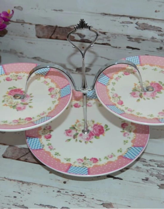 PORSELEN 3LÜ KURABİYELİK