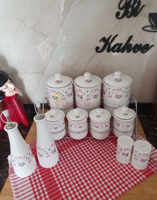 Porselen baharatlik set