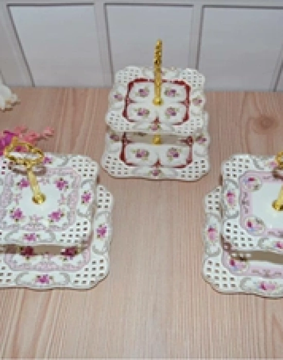 PORSELEN KATLI KURABİYELİK LOKUMLUK