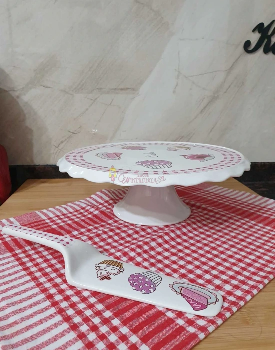 Porselen Spatulalı Servis Tabağı