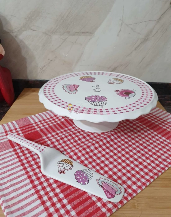 Porselen Spatulalı Servis Tabağı