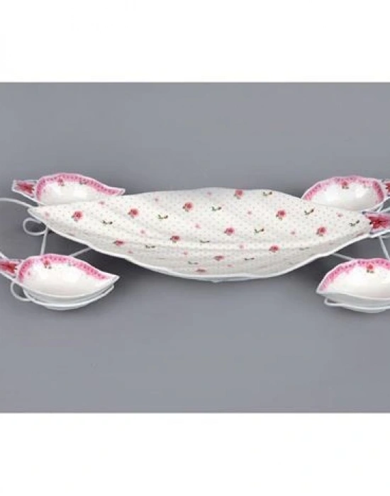 PORSELEN STANDLI SERVİS SETİ