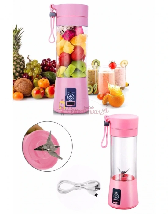 Portatif Taşınabilir USB Şarjlı Mikser El Blender