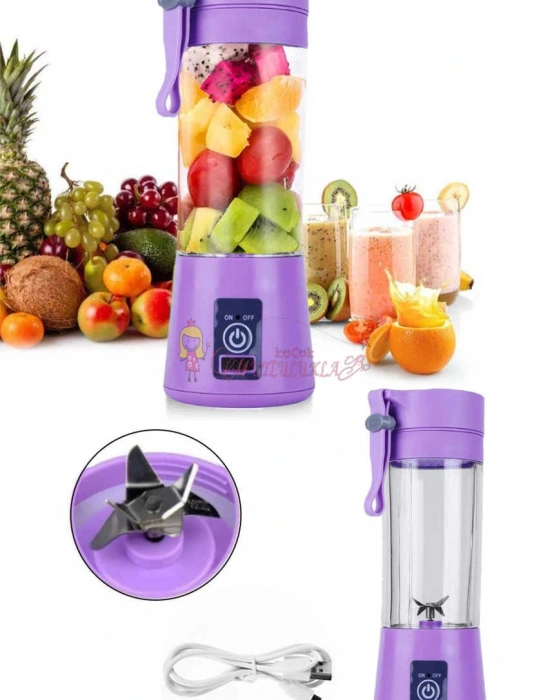 Portatif Taşınabilir USB Şarjlı Mikser El Blender