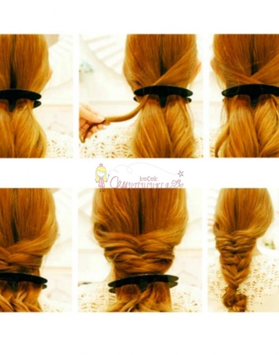 Pratik Balık Sırtı Yapma ve Saç Ayırma Aleti Aparatı