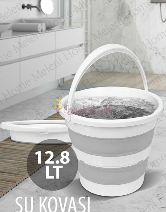Pratik Katlanabilir Su Kovası 12,8 Lt