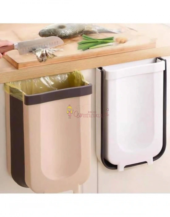 Pratik Katlanır Askılı Çöp Kovası