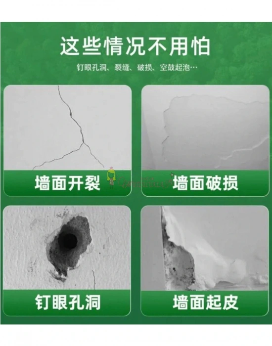 Pratik Onarım Beyaz Macun Boyası Duvar Fırçası Rulolu Boya Yenileme