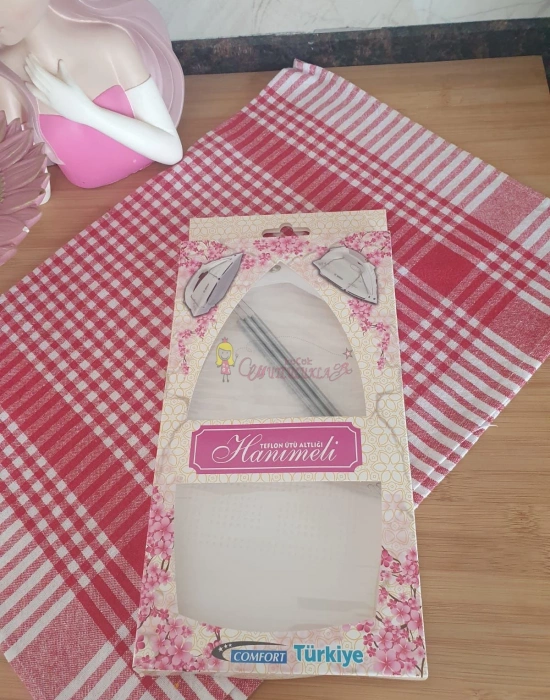 Pratik  Yanmaz Yapışmaz  Teflon Ütü Altlığı Yaylı Ütü Tabanı