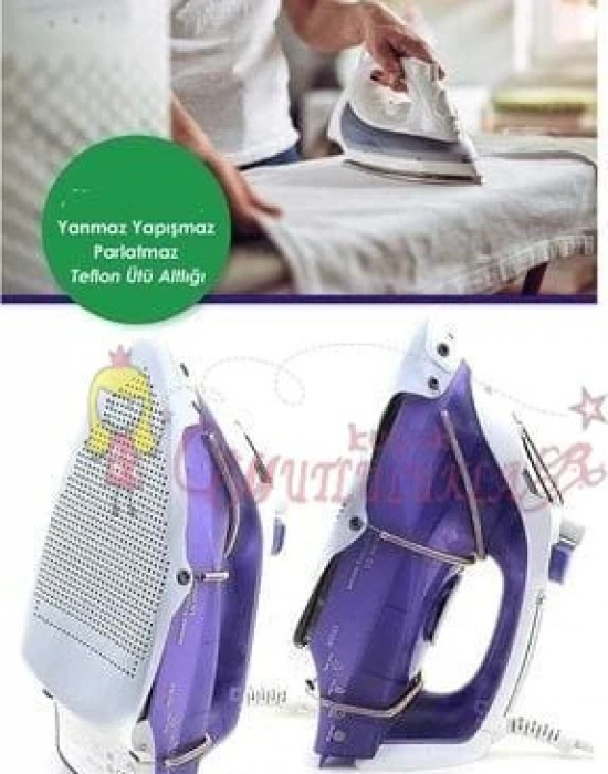 Pratik  Yanmaz Yapışmaz  Teflon Ütü Altlığı Yaylı Ütü Tabanı