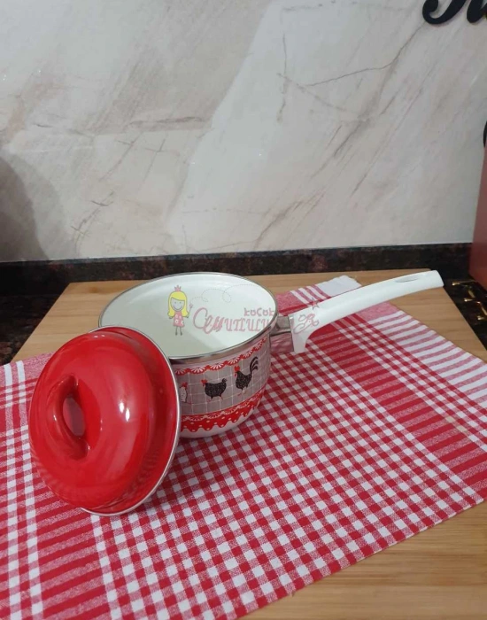 Rafadan Yumurta Sos Tavası Derin Emaye Tava