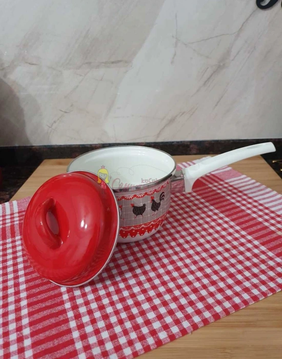 Rafadan Yumurta Sos Tavası Derin Emaye Tava