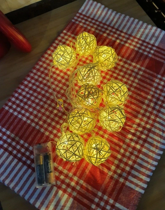 Rattan Model Süs Led Şerit Aydınlatma (10lu)