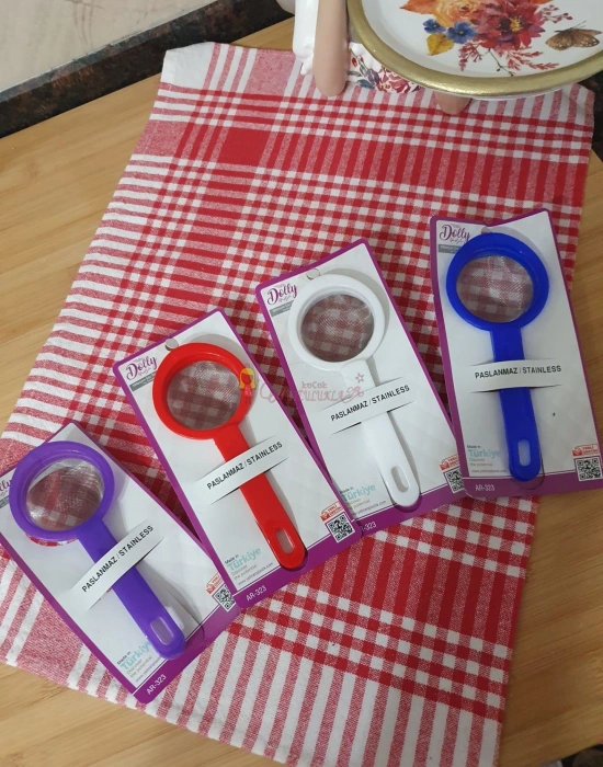 RENKLİ ÇAY SÜZGECİ