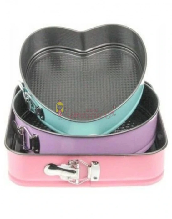 RENKLI KELEPÇELI KEK KALIPLARI