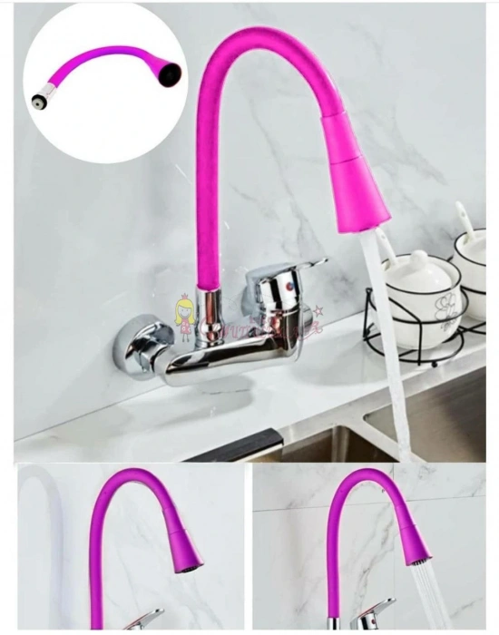 RENKLİ SİLİKON MUSLUK BAŞLIĞI 50 CM