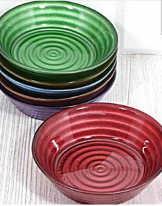 RENKLI YUVARLAK CAM CEREZLİK