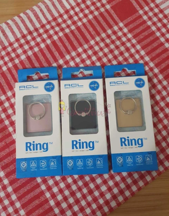 Ring Telefon Halkası Yüzük Tutucu Stand Selfie Yüzüğü