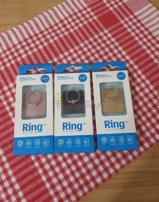 Ring Telefon Halkası Yüzük Tutucu Stand Selfie Yüzüğü
