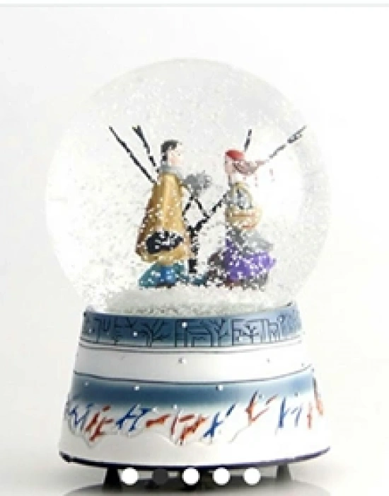 ROMANTİK SONBAHAR MÜZİKLİ KAR KÜRESİ