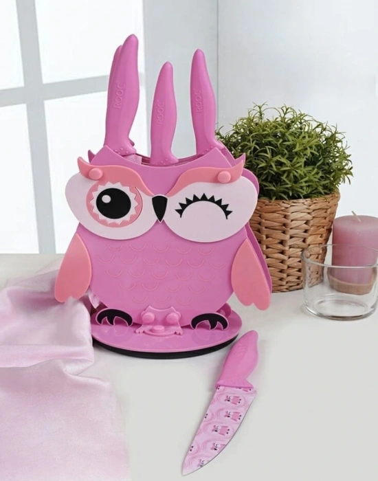 ROOC 6LI BAYKUŞ STANDLI BIÇAK SETİ BIÇAK TAKIMI