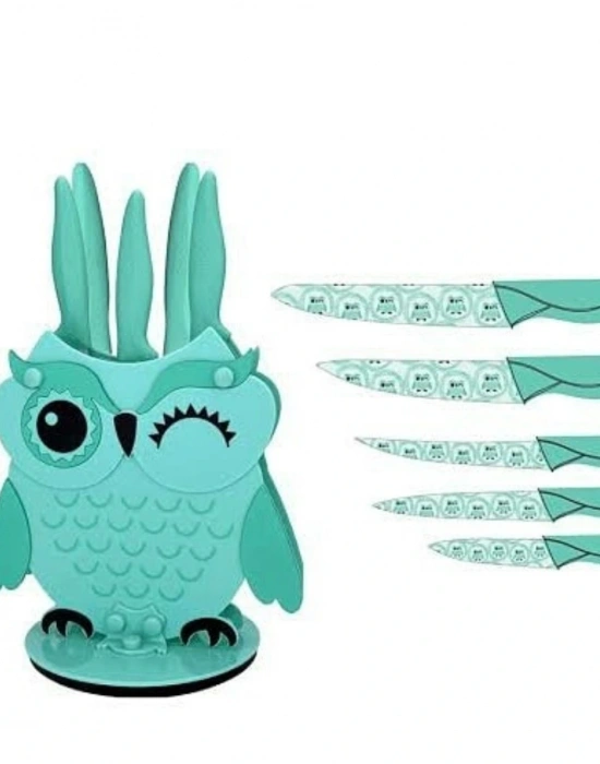 ROOC 6LI BAYKUŞ STANDLI BIÇAK SETİ BIÇAK TAKIMI