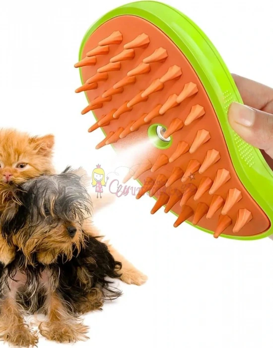 Şarjlı Soğuk Buharlı Kedi Köpek Fırçası Tarağı