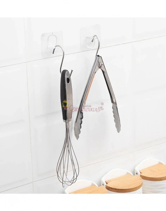 Şefaf Yapışkanli Raf Tutucu 4lü