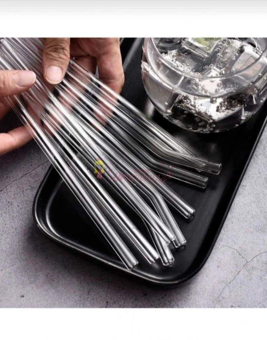 Şeffaf 6lı Cam Eğimli Pipet