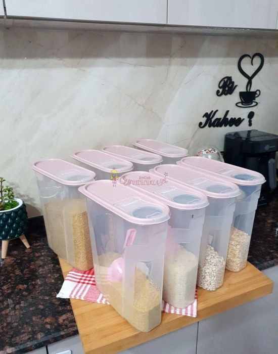 ŞEFFAF ERZAK KABI 8Lİ SET