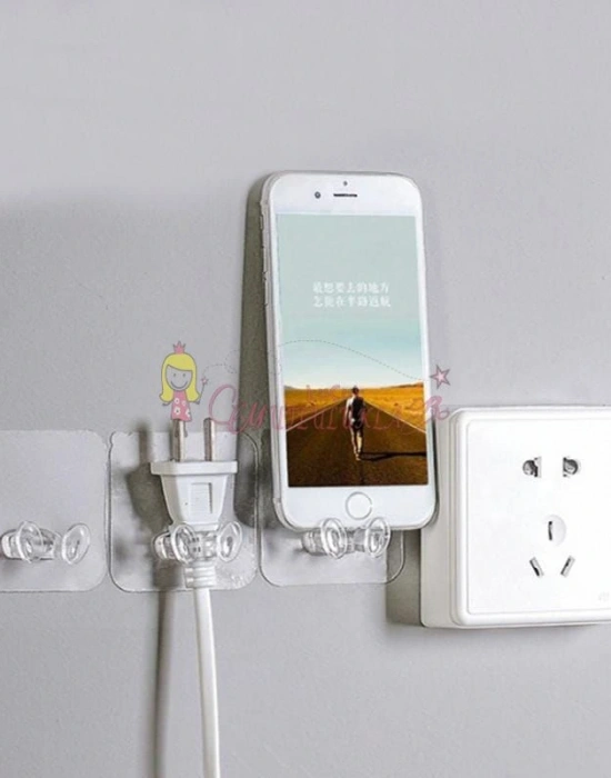 Şeffaf Kablo Priz Askısı