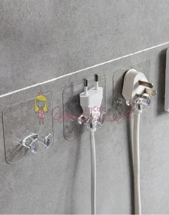 Şeffaf Kablo Priz Askısı