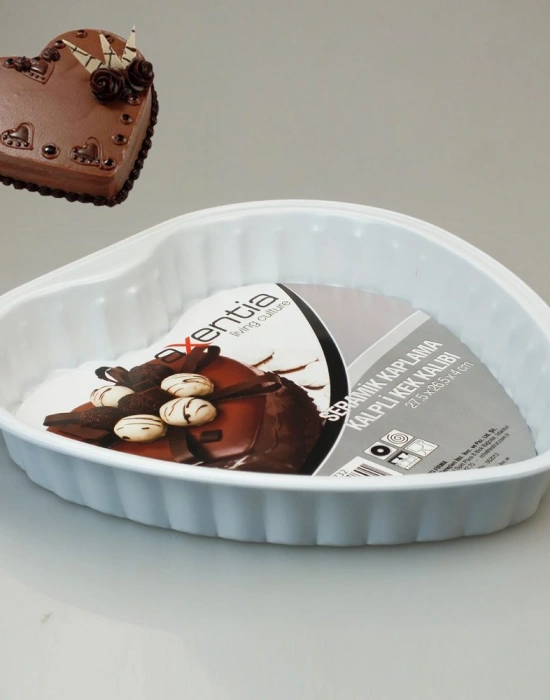 SERAMİK KAPLAMA KALP KEK KALIBI