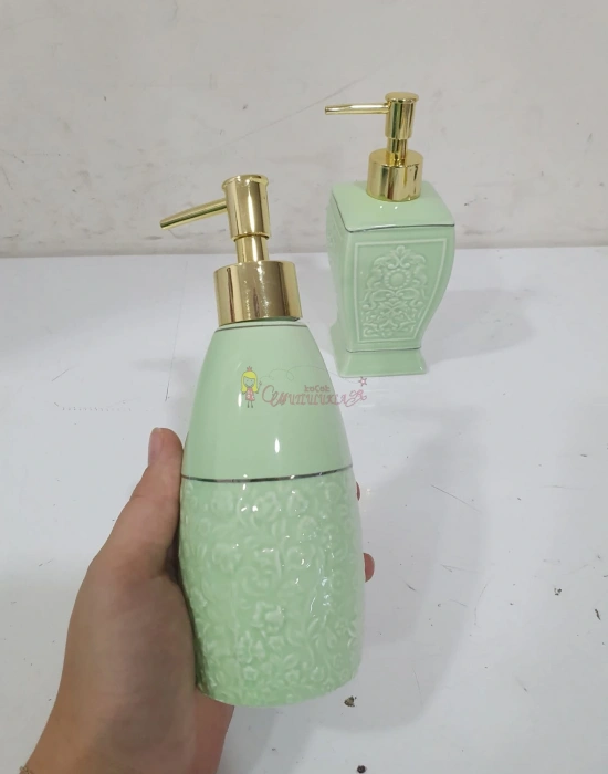 Seramik vintage sıvı sabunluk